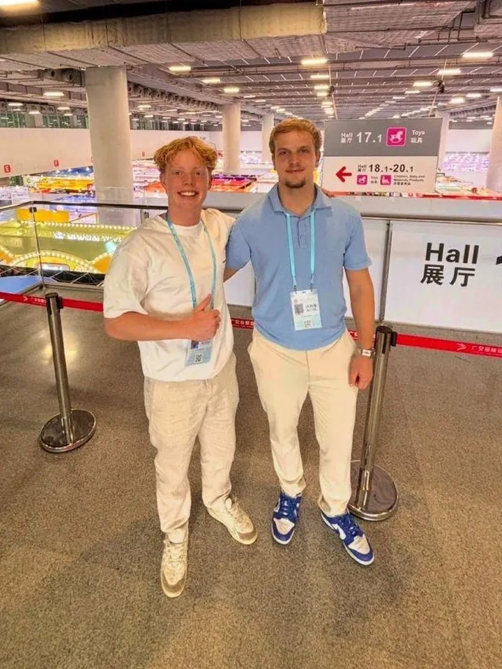 The Juno team at a trade fair